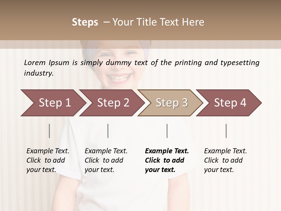 Clothing Lifestyle Kid PowerPoint Template