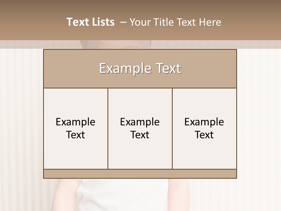 Clothing Lifestyle Kid PowerPoint Template