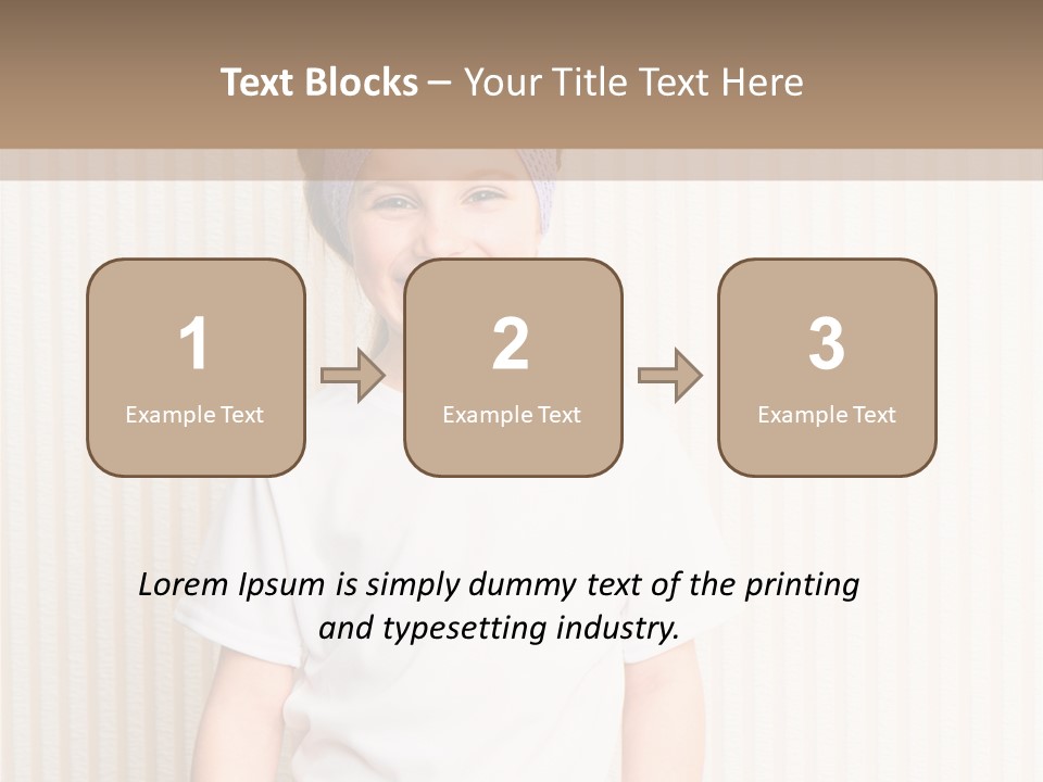 Clothing Lifestyle Kid PowerPoint Template