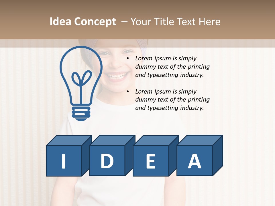 Clothing Lifestyle Kid PowerPoint Template