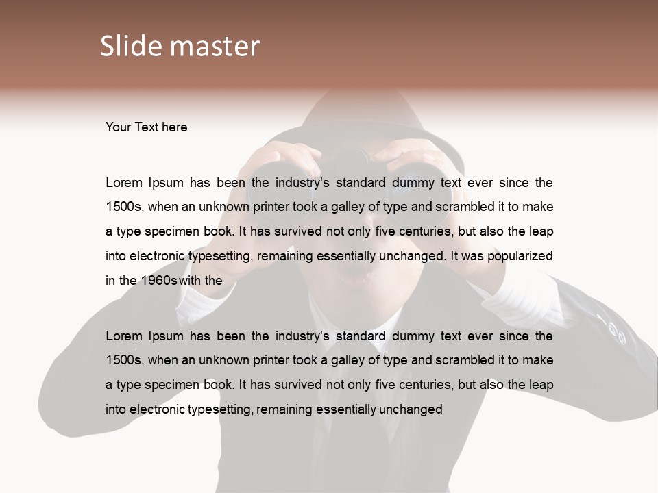 Viewpoint Hold Marketing PowerPoint Template