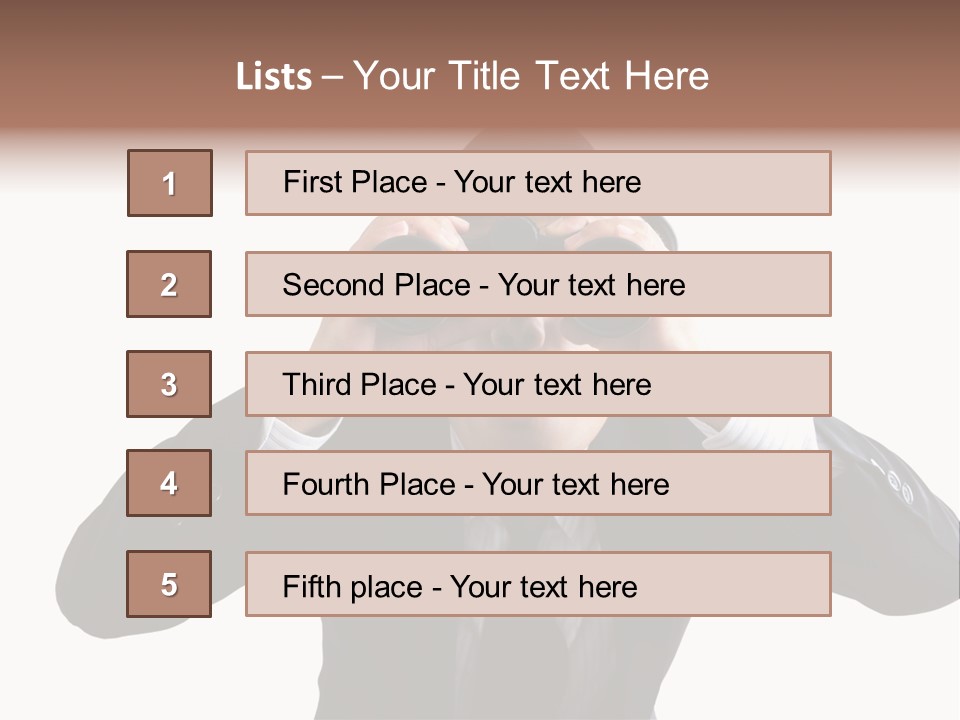 Viewpoint Hold Marketing PowerPoint Template