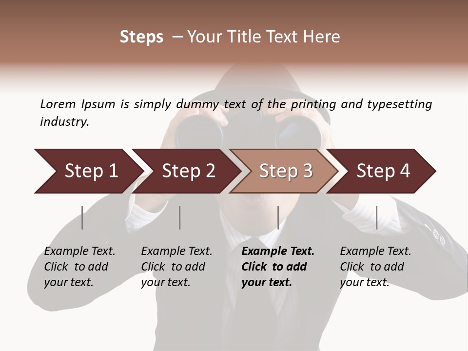 Viewpoint Hold Marketing PowerPoint Template