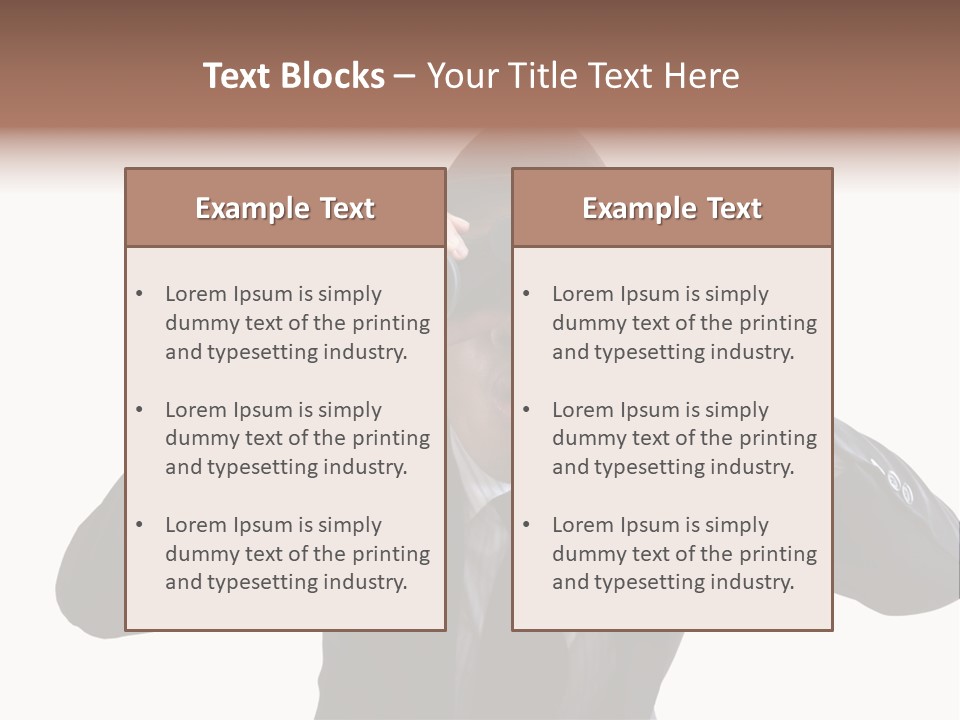 Viewpoint Hold Marketing PowerPoint Template
