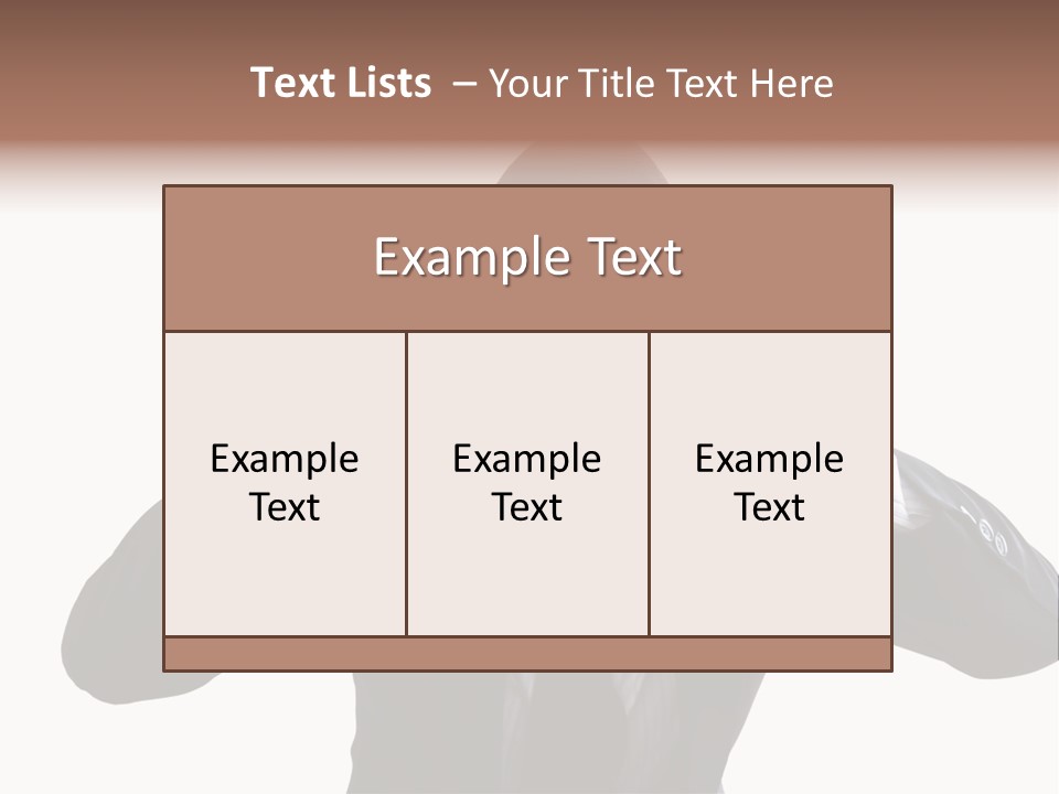 Viewpoint Hold Marketing PowerPoint Template