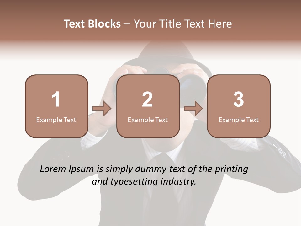 Viewpoint Hold Marketing PowerPoint Template