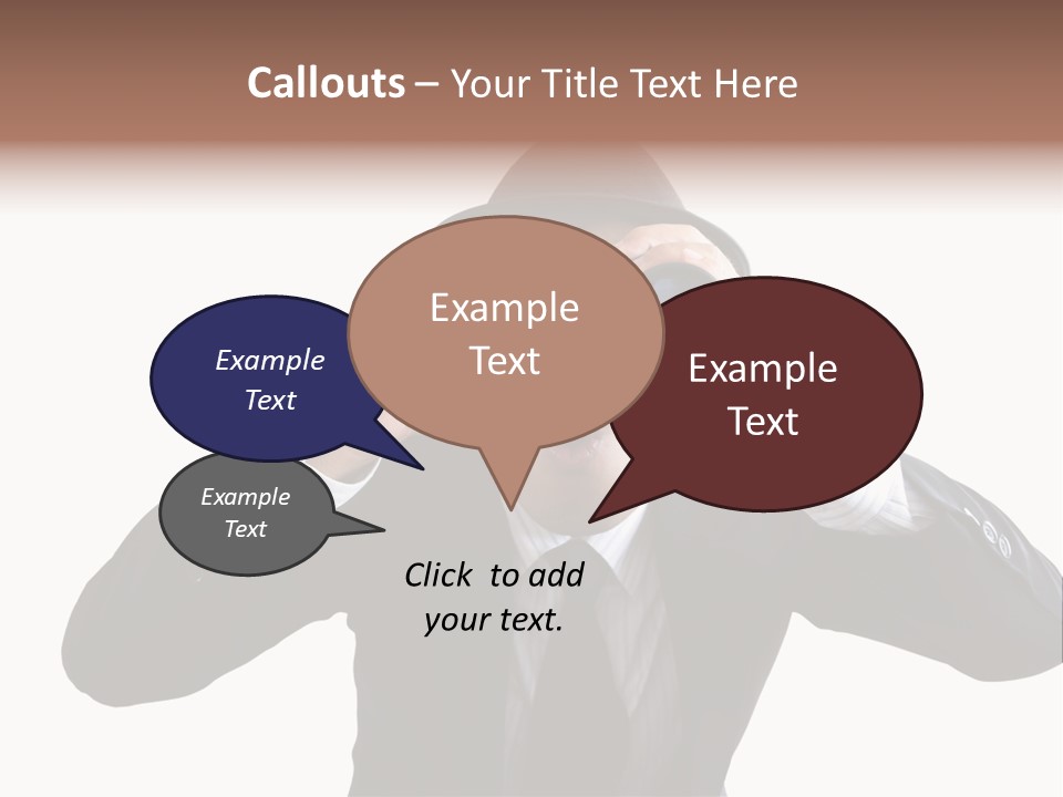 Viewpoint Hold Marketing PowerPoint Template
