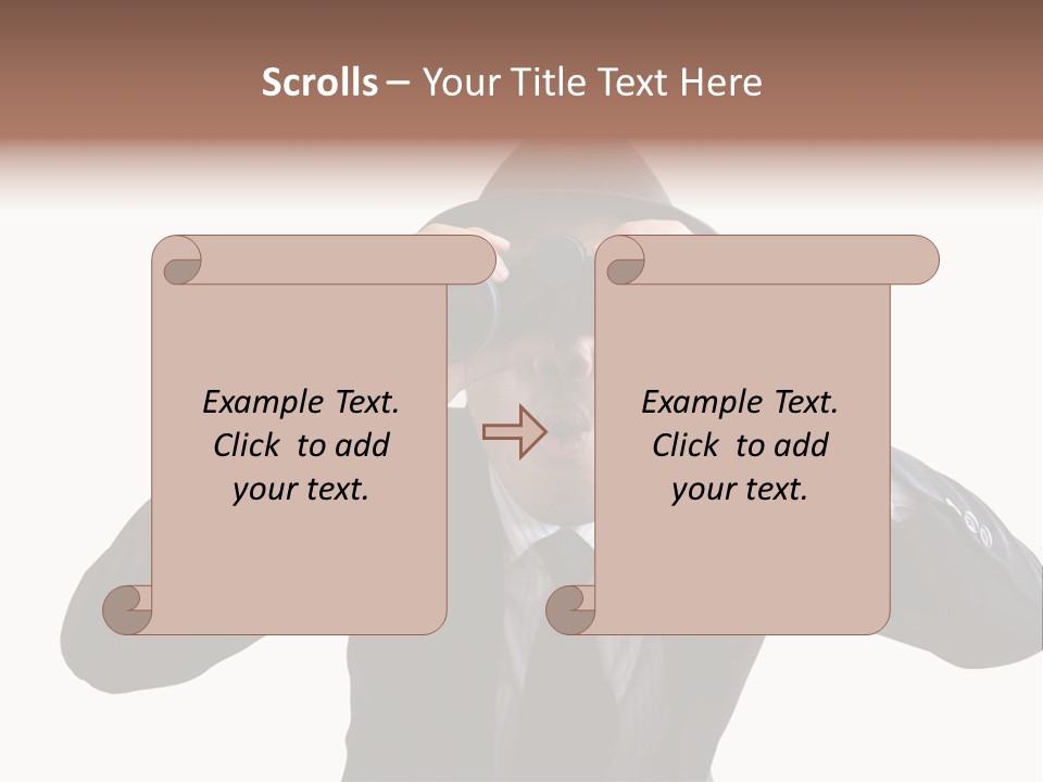 Viewpoint Hold Marketing PowerPoint Template