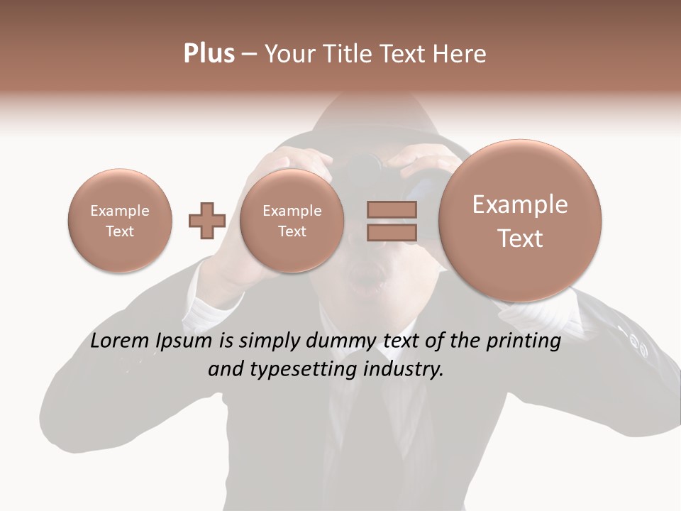 Viewpoint Hold Marketing PowerPoint Template