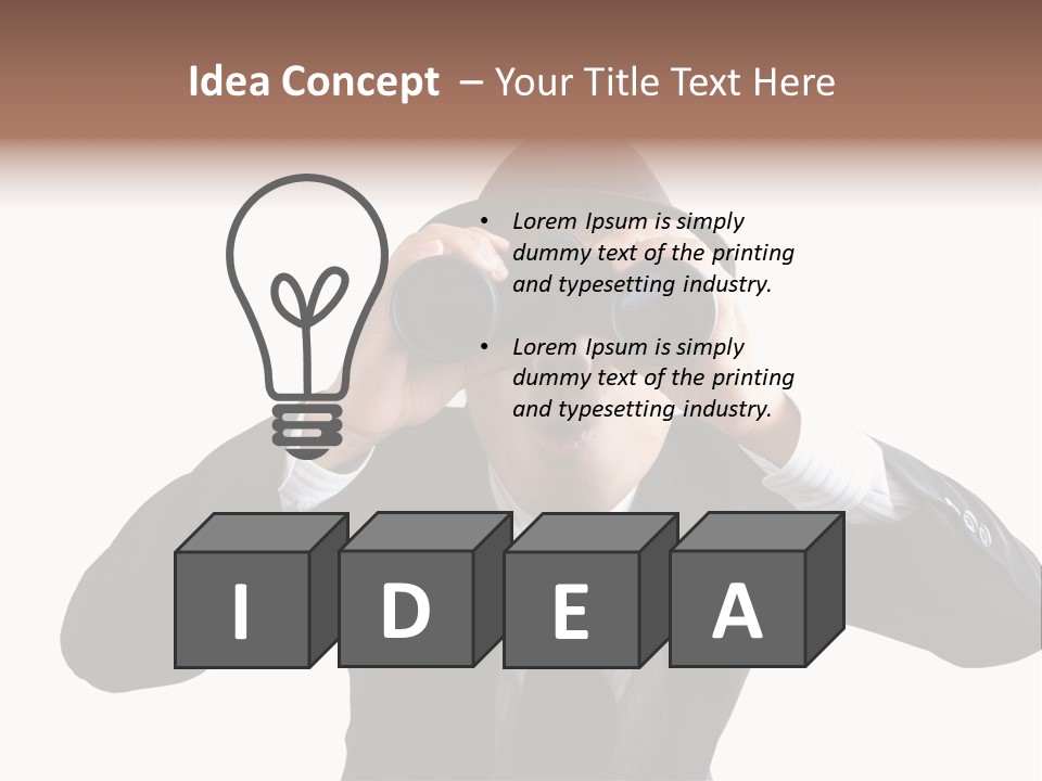 Viewpoint Hold Marketing PowerPoint Template