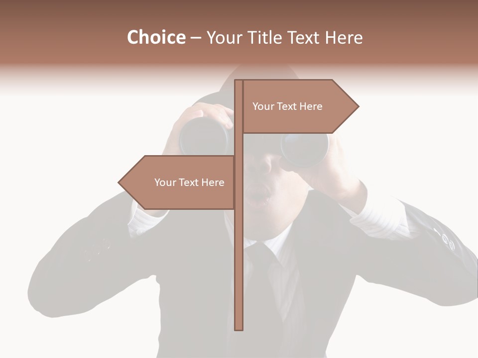 Viewpoint Hold Marketing PowerPoint Template