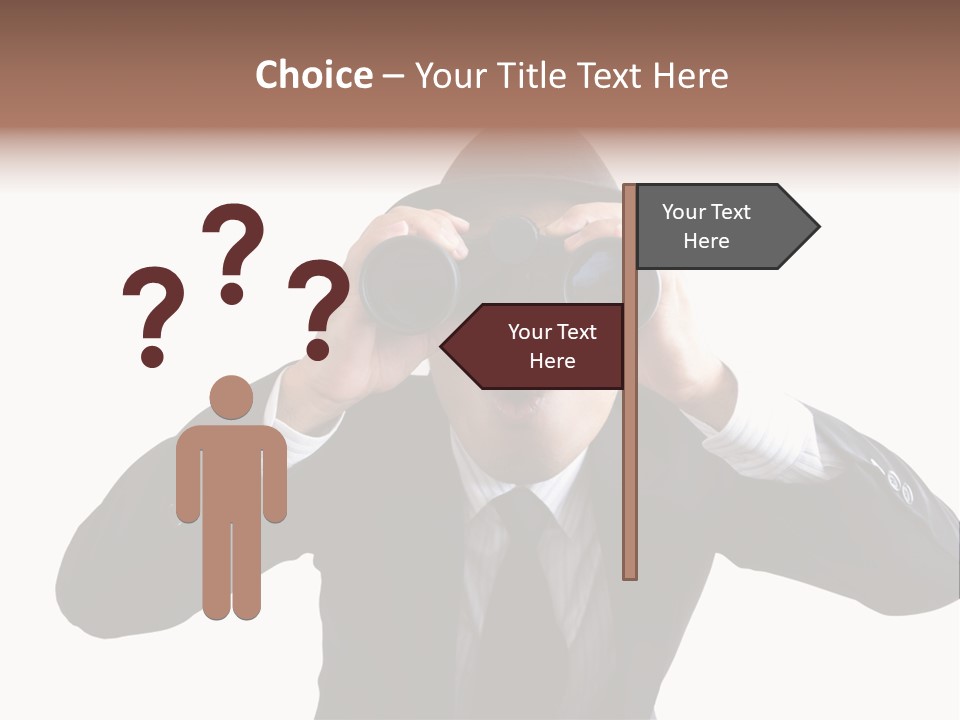 Viewpoint Hold Marketing PowerPoint Template