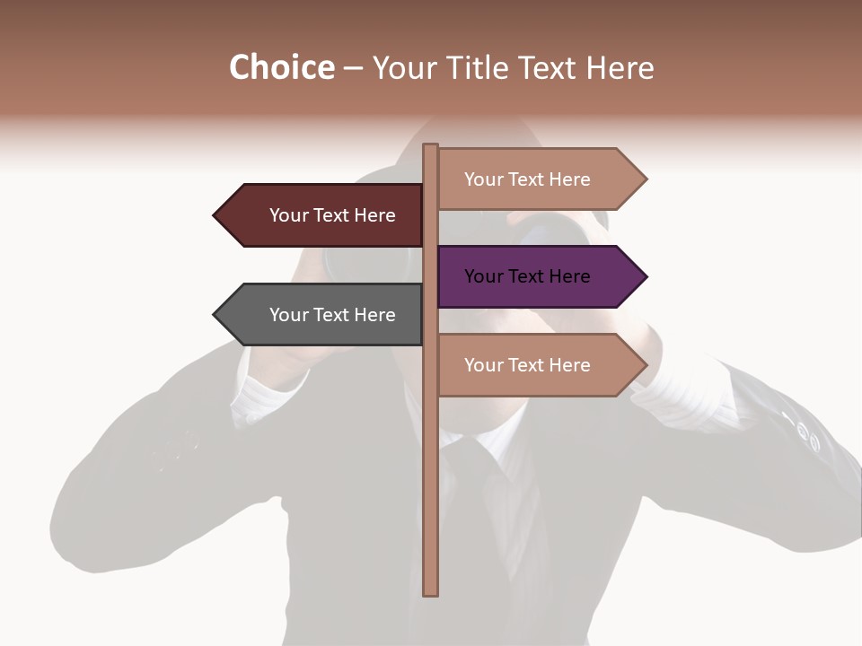 Viewpoint Hold Marketing PowerPoint Template