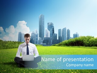 Mobile Leisure Cloud PowerPoint Template