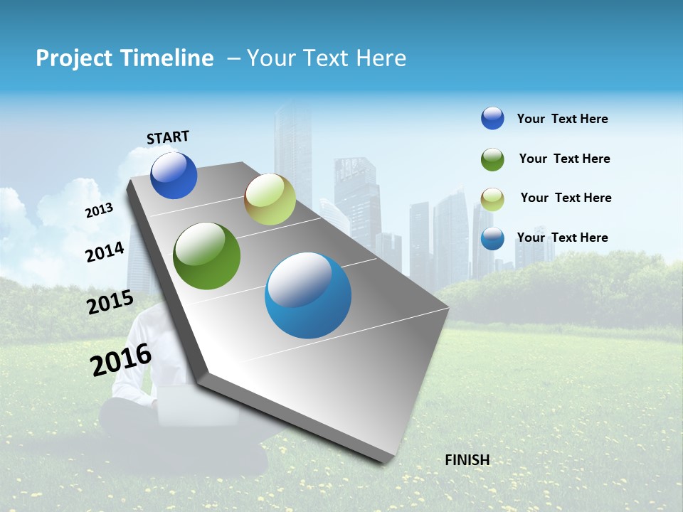 Mobile Leisure Cloud PowerPoint Template