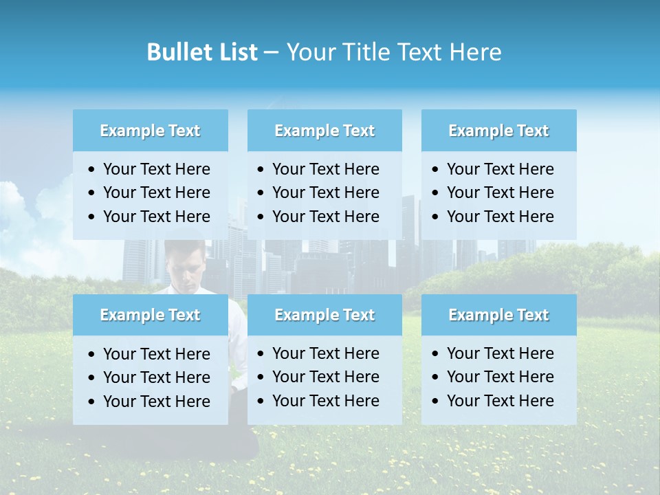 Mobile Leisure Cloud PowerPoint Template