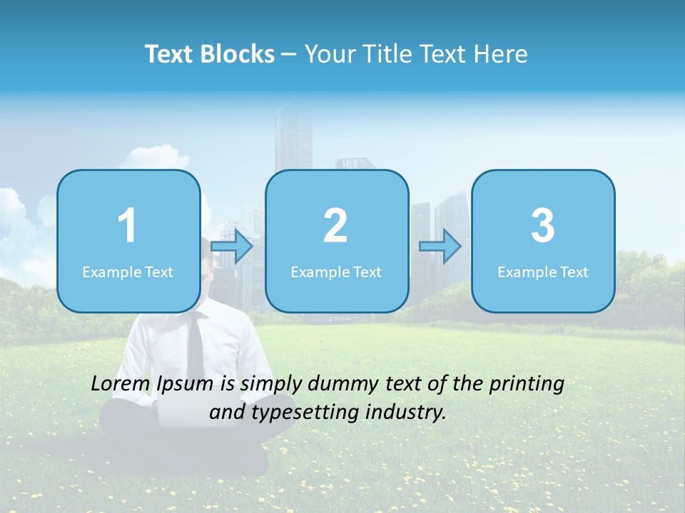 Mobile Leisure Cloud PowerPoint Template