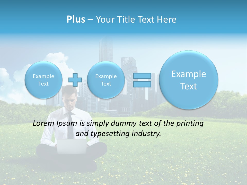 Mobile Leisure Cloud PowerPoint Template