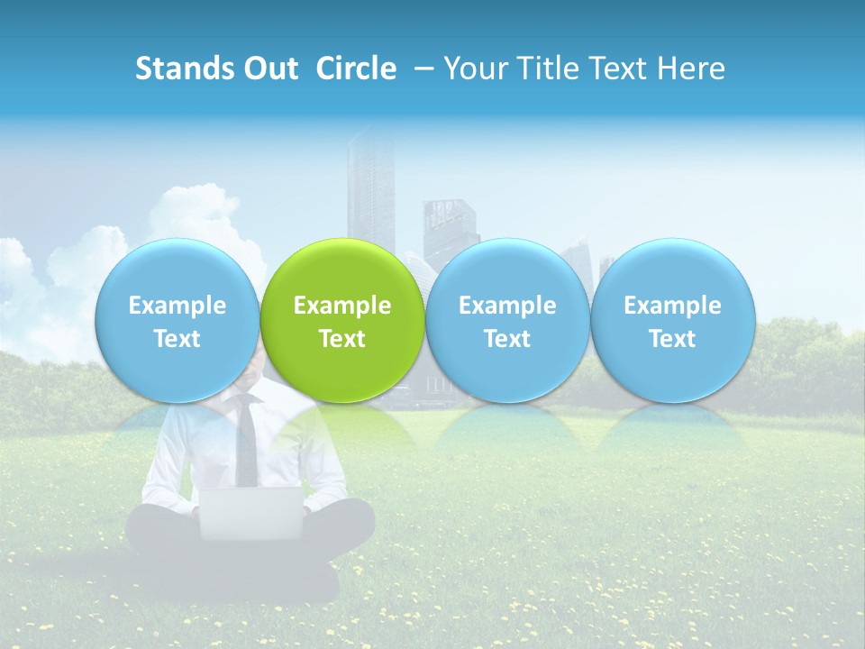 Mobile Leisure Cloud PowerPoint Template