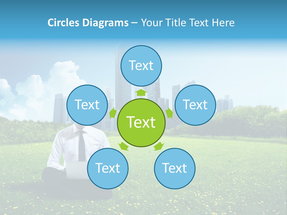 Mobile Leisure Cloud PowerPoint Template