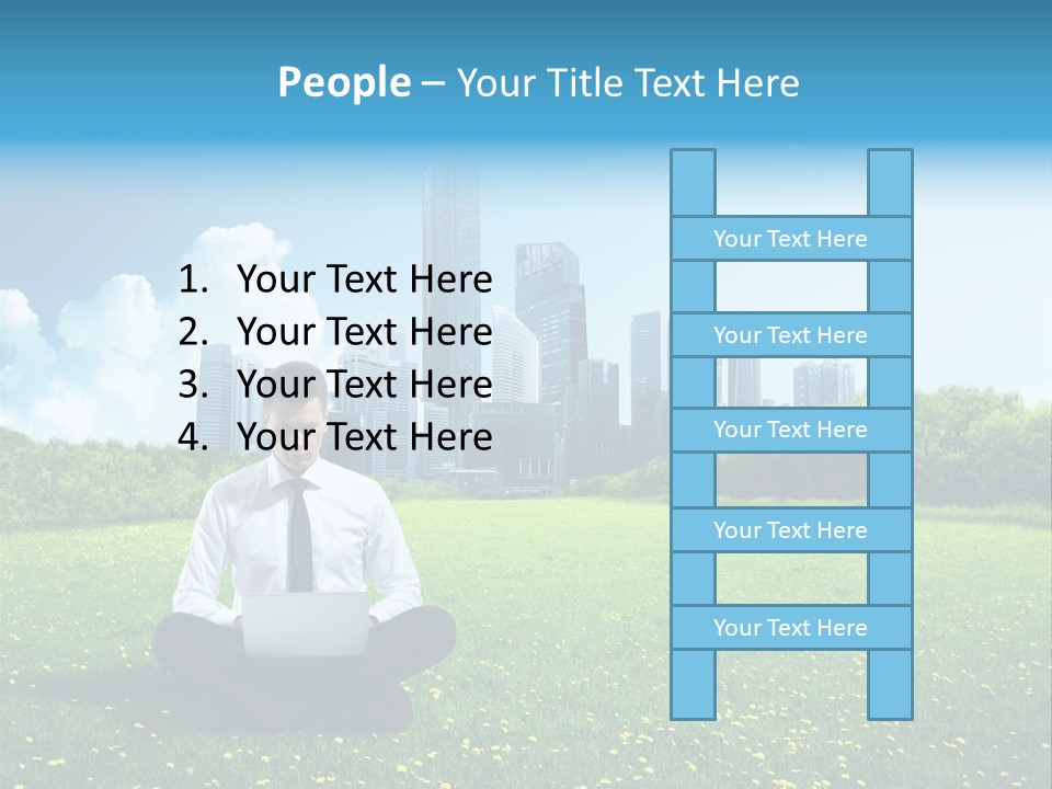 Mobile Leisure Cloud PowerPoint Template