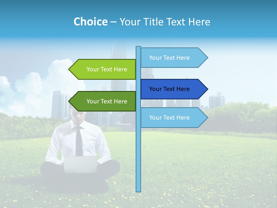 Mobile Leisure Cloud PowerPoint Template