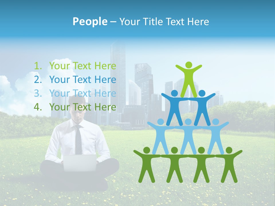Mobile Leisure Cloud PowerPoint Template