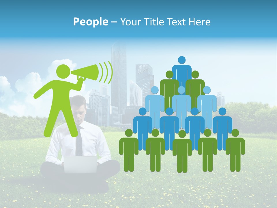 Mobile Leisure Cloud PowerPoint Template