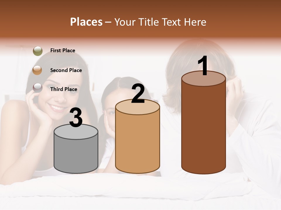 Caucasian Joy Day PowerPoint Template