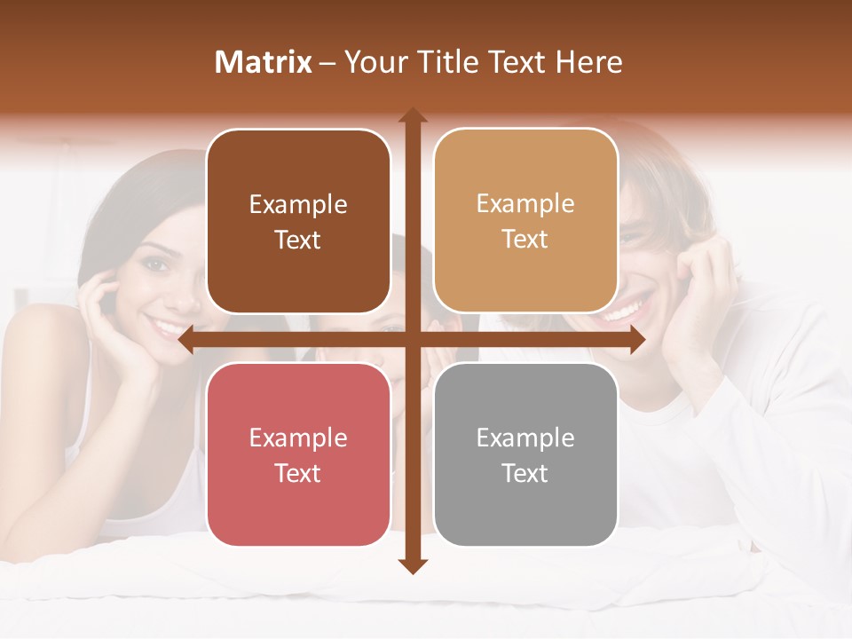 Caucasian Joy Day PowerPoint Template