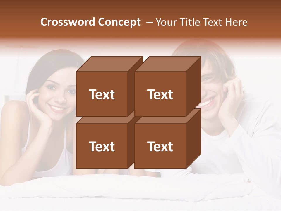 Caucasian Joy Day PowerPoint Template