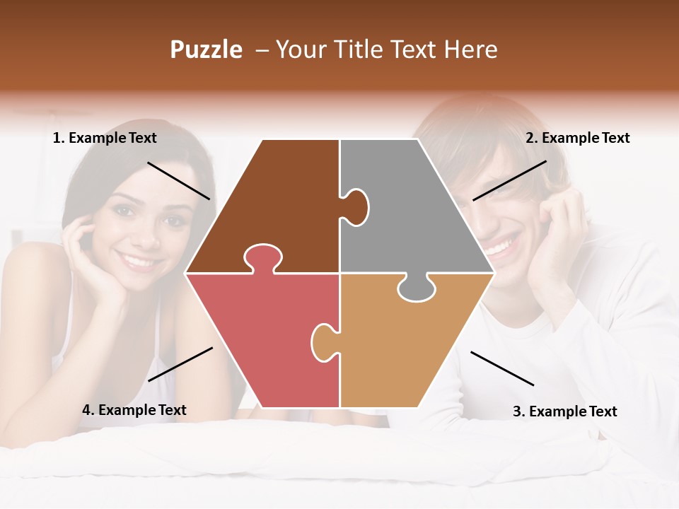 Caucasian Joy Day PowerPoint Template