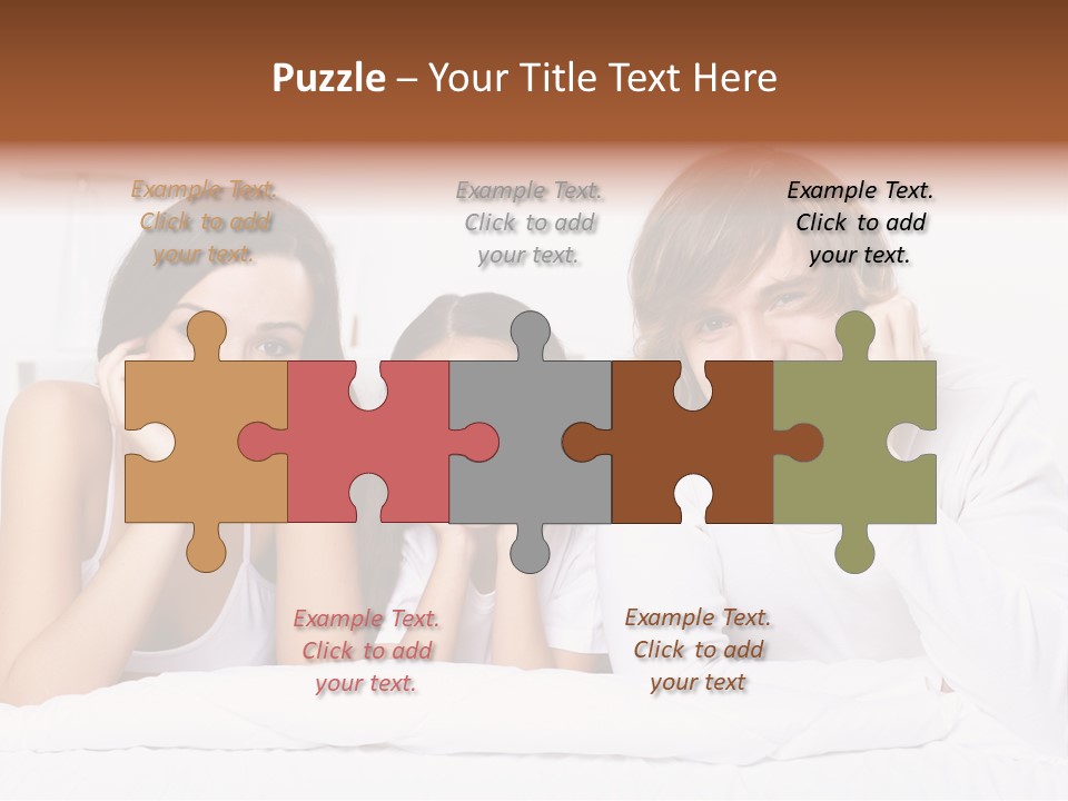 Caucasian Joy Day PowerPoint Template