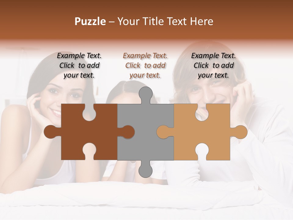 Caucasian Joy Day PowerPoint Template