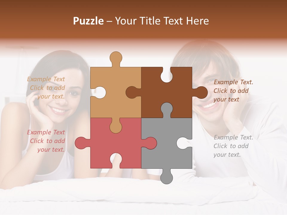 Caucasian Joy Day PowerPoint Template