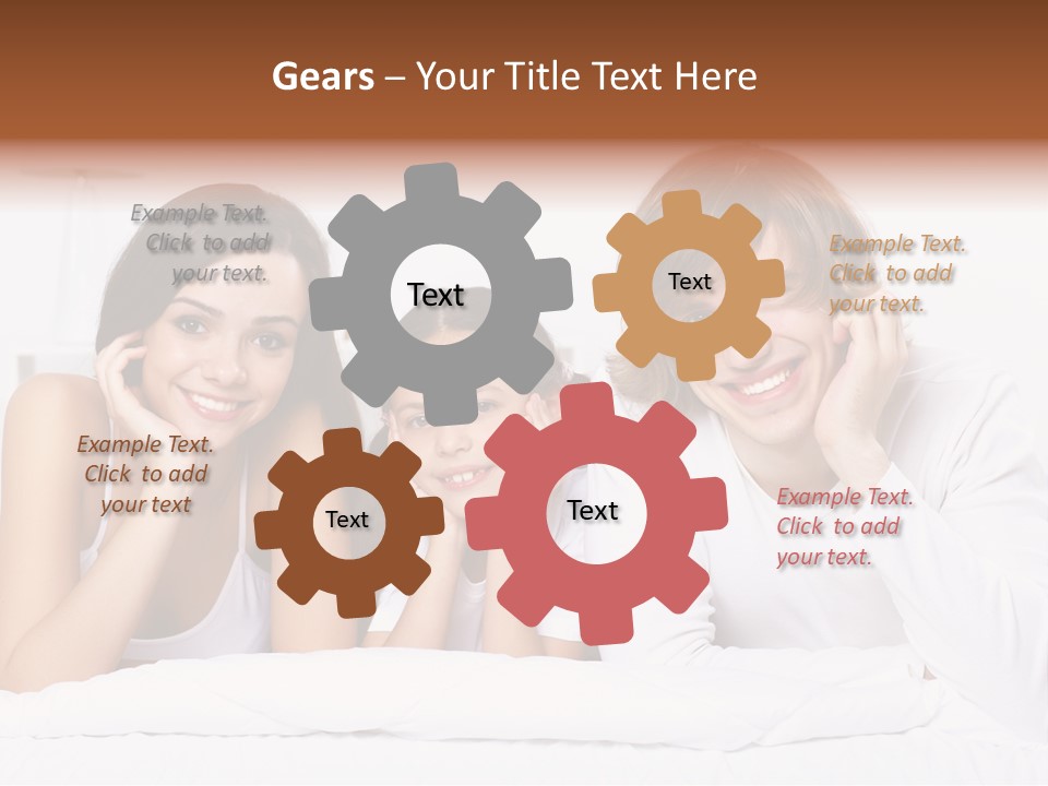 Caucasian Joy Day PowerPoint Template