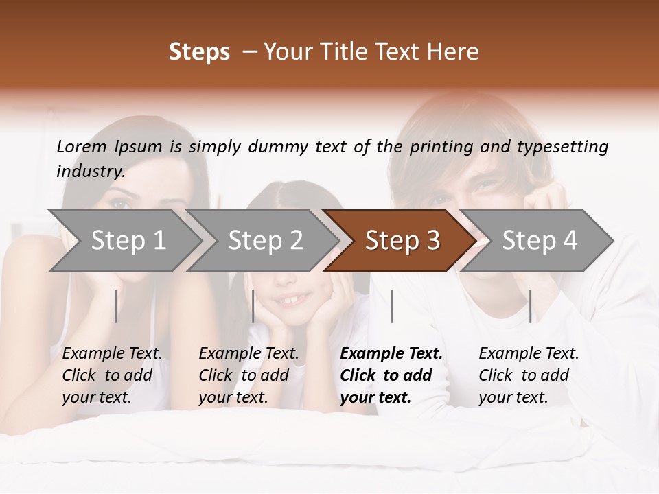 Caucasian Joy Day PowerPoint Template