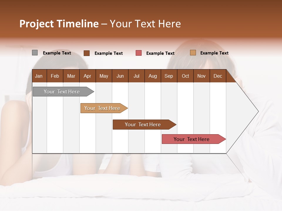 Caucasian Joy Day PowerPoint Template