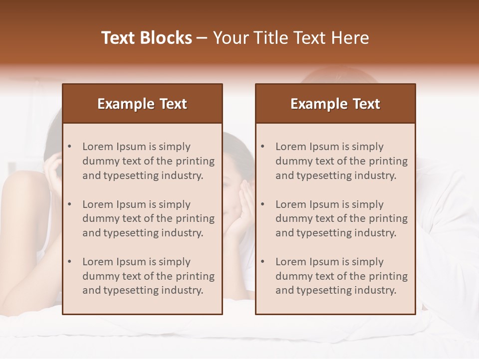 Caucasian Joy Day PowerPoint Template