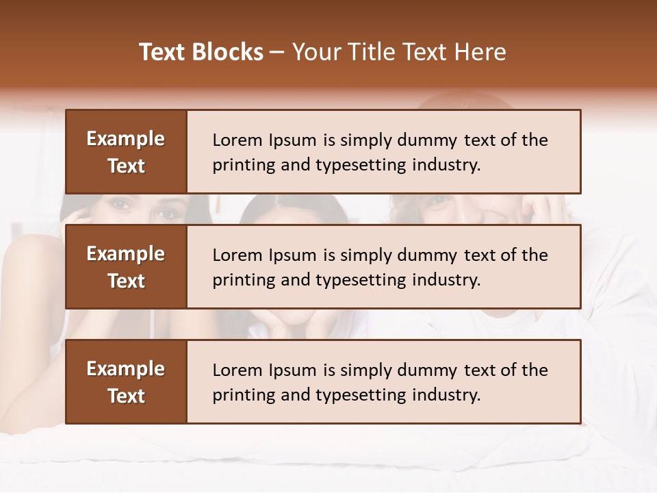 Caucasian Joy Day PowerPoint Template