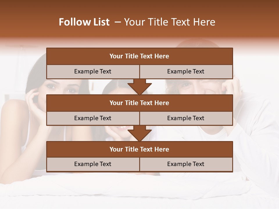 Caucasian Joy Day PowerPoint Template