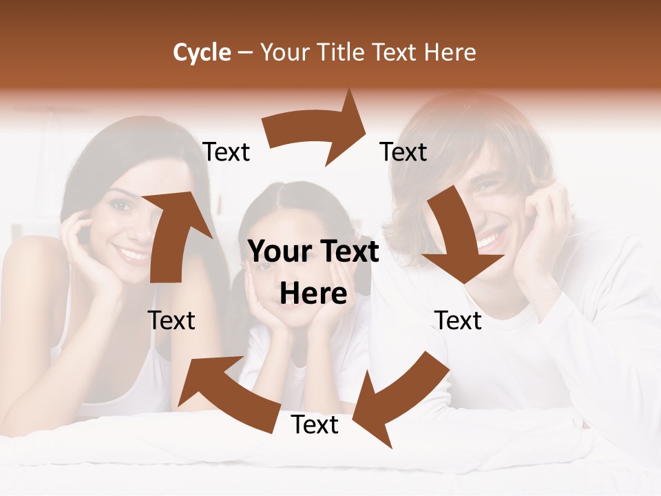 Caucasian Joy Day PowerPoint Template