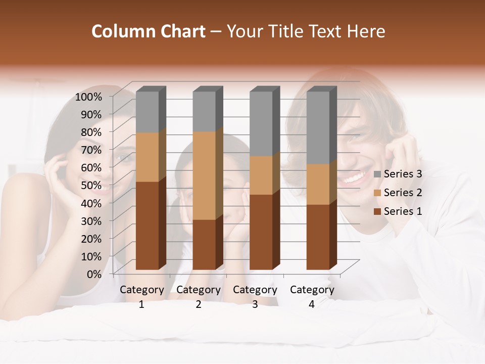 Caucasian Joy Day PowerPoint Template