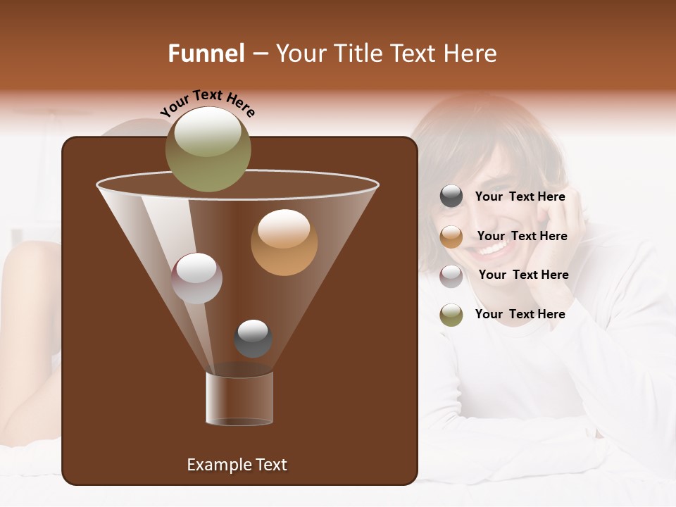 Caucasian Joy Day PowerPoint Template