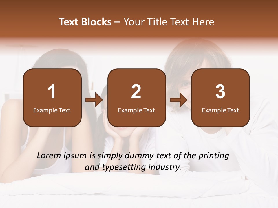 Caucasian Joy Day PowerPoint Template