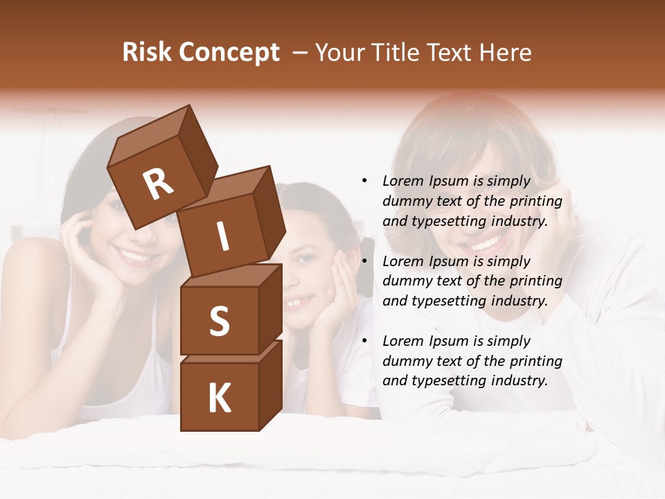 Caucasian Joy Day PowerPoint Template