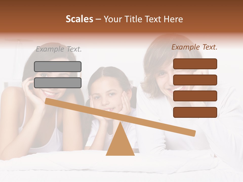 Caucasian Joy Day PowerPoint Template