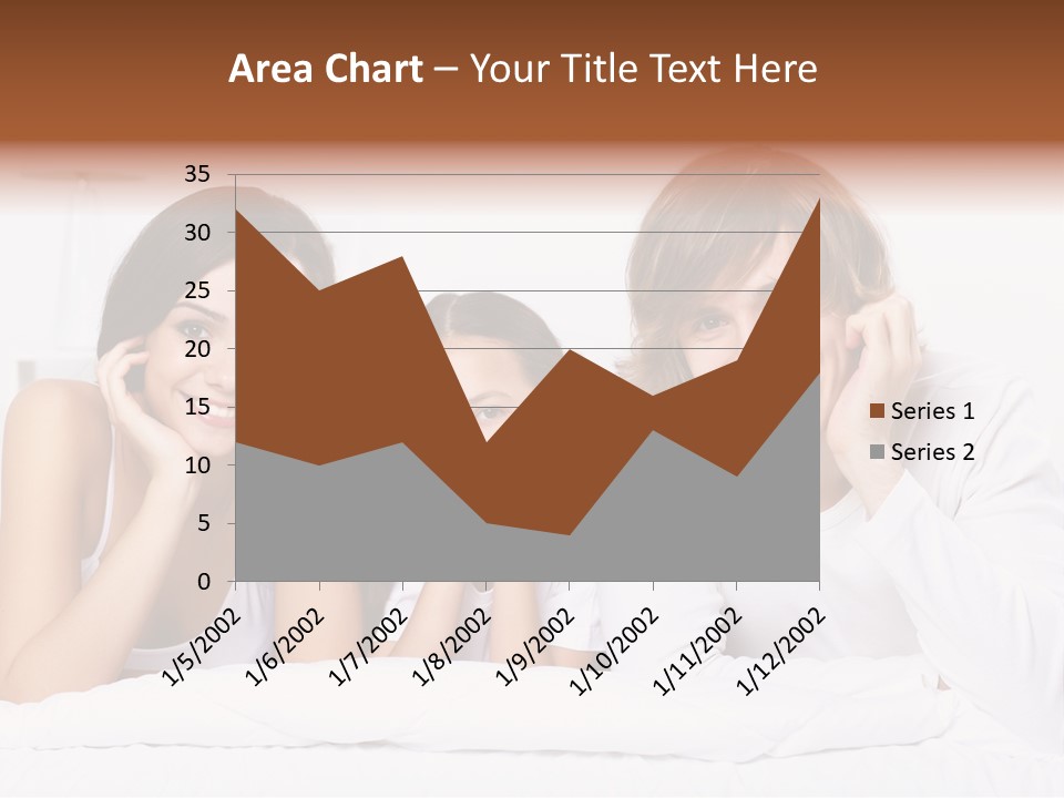 Caucasian Joy Day PowerPoint Template