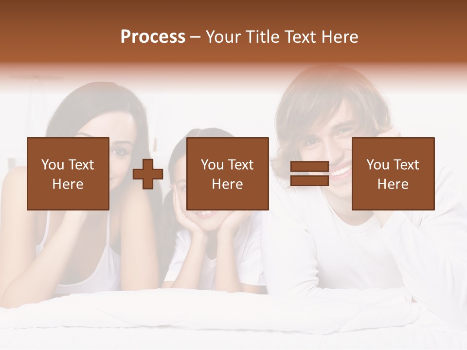 Caucasian Joy Day PowerPoint Template