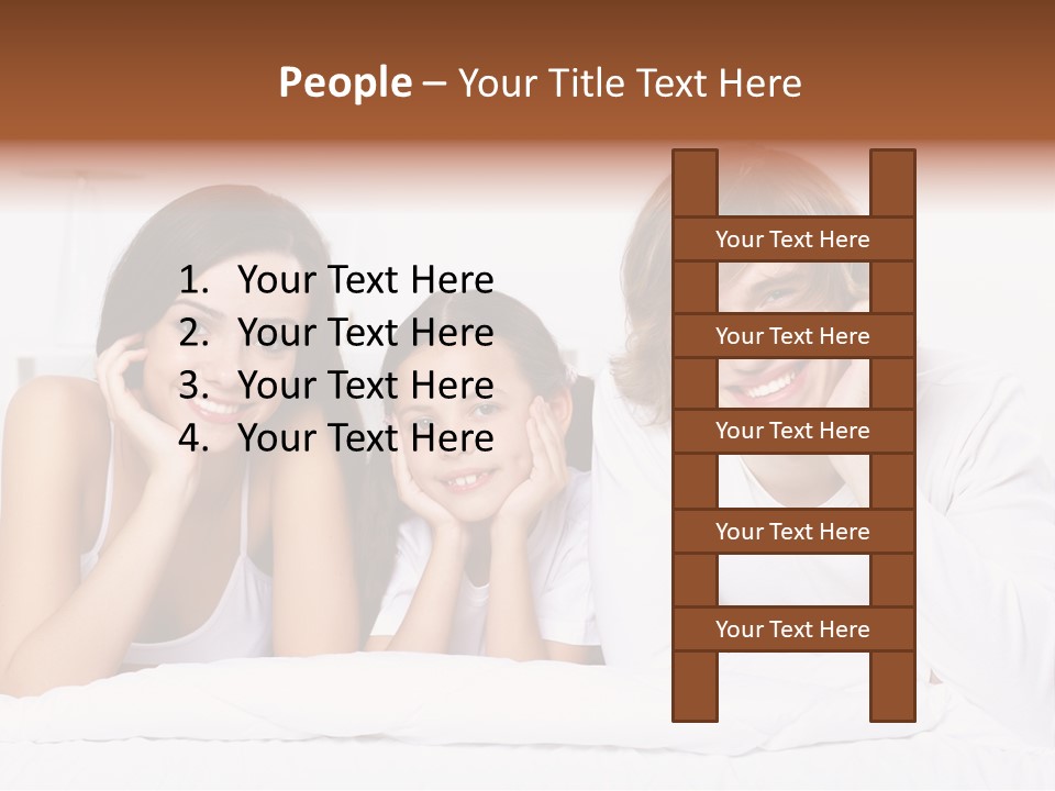 Caucasian Joy Day PowerPoint Template